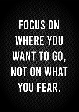 focus on where you want