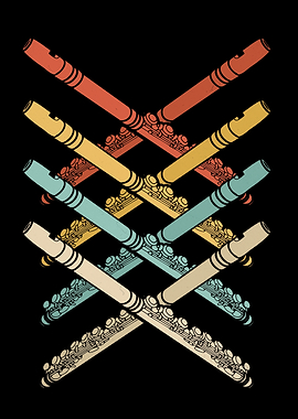 Retro Transverse Flute