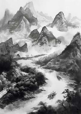 Mystical Traditional Scene