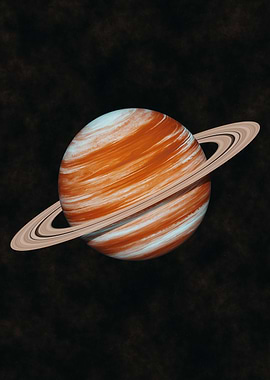 Orange Gas Giant