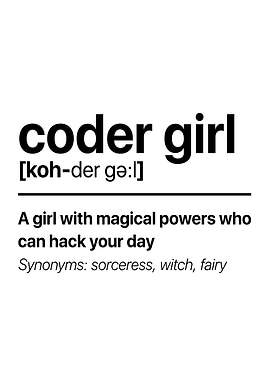 Gaming Room Coder Girl