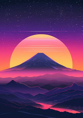 Retro Landscape