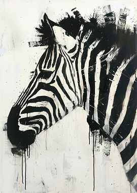 Zebra Elegance Painting