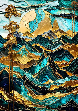 Mountain Sunset Harmony