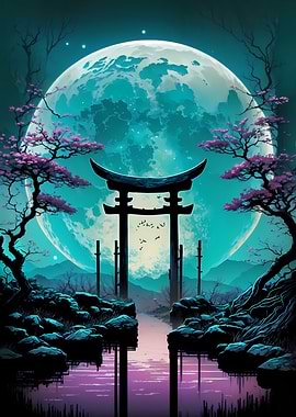 Torri Gate Mystic Moonrise
