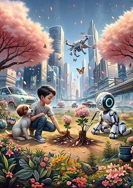 Futuristic City Companions