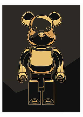 Gold bearbrick