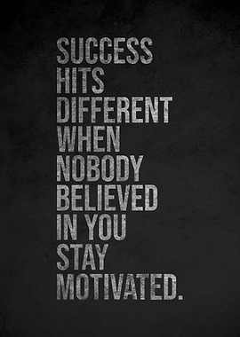 Success Motivational Quote