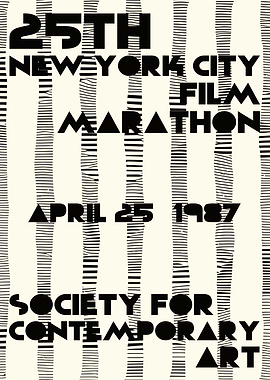 1987 NYC Film Festival Art
