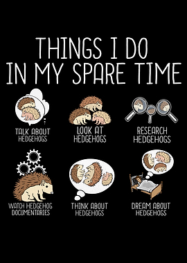 Funny Hedgehog Lover Gift