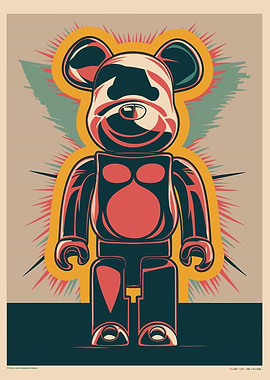 Retro bearbrick