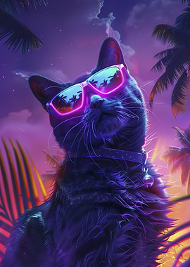 Tropical Neon Cat