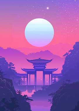 Retro Landscape