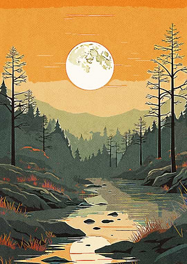 Forest Vintage Nature