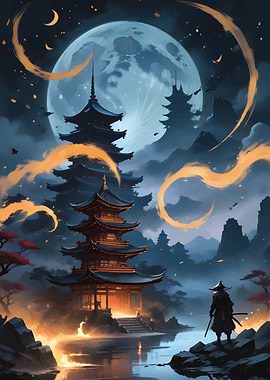 Japan Samurai Landscape