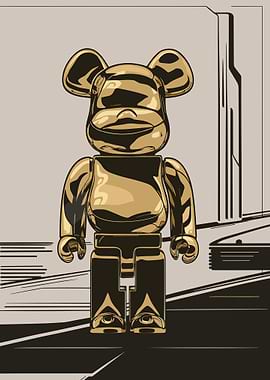 Bearbrick gold
