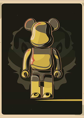Bearbrick gold