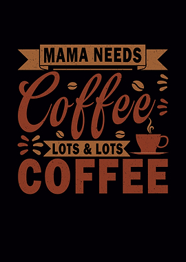 coffee quotes poster