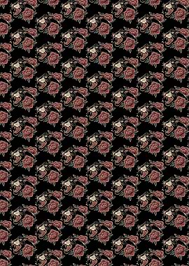 panther and roses tattoo