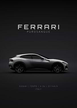 Ferrari Purosangue Grey