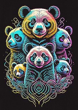Neon Panda