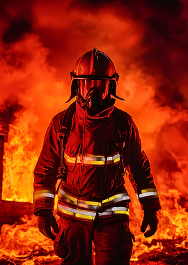 firefighter flame