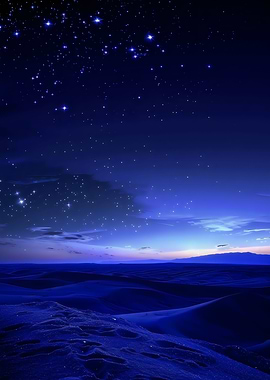 Starry Desert Night