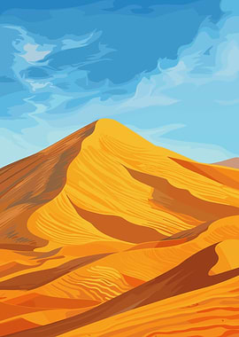Sand Dunes Landscape