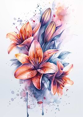 Watercolor Flower