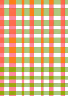 Green Pink Buffalo Check