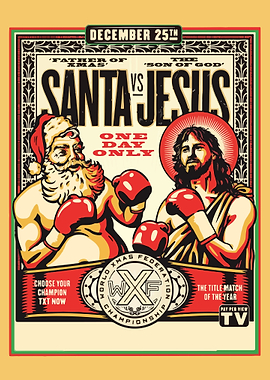 christmas santa vs jesus