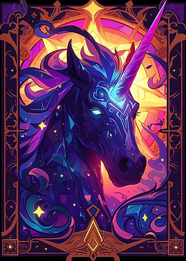 Unicorn Magic Card