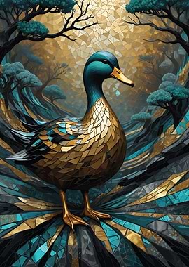 duck kintsugi Art