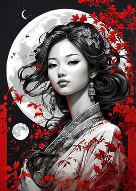 Lunar Elegance Portrait