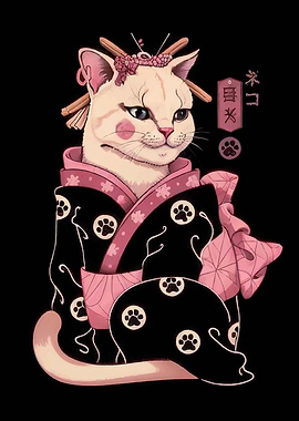 Neko Geisha Japan