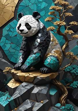 Panda kintsugi