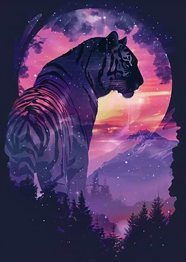 Tiger Silhouette Galaxy