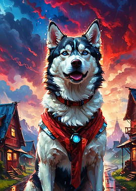 Siberian Husky cute animal