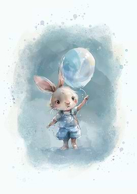 Rabbit Balloon Nursery