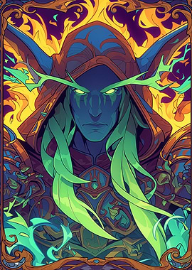 Elf Hunter Magic Card