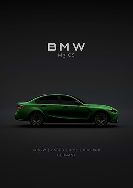 BMW M3 CS 2023 Green