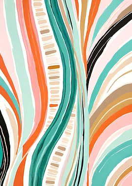 Trendy Abstract Print