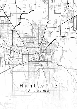 Huntsville Alabama Map