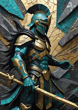 Abstract Paladin Warrior