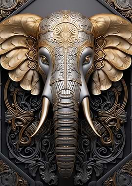 Metallic Elephant
