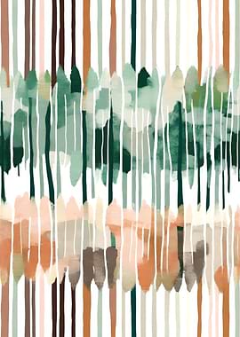 Stylish Abstract Art Print