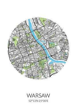 Warsaw Circle City Map