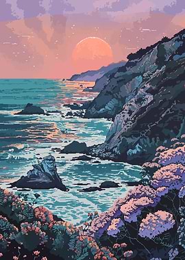 Big Sur California Pixel