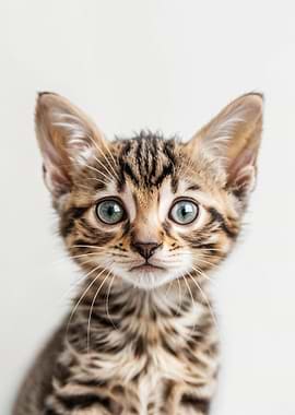 Cute Baby Bengal Cat