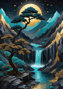 Golden mountain japan